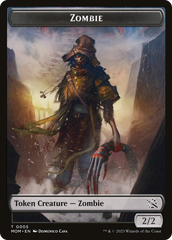 Elemental (02) // Zombie Double-Sided Token [March of the Machine Tokens] | Boutique FDB TCG