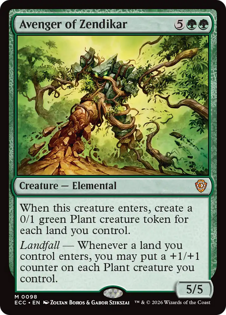 Avenger of Zendikar [Lorwyn Eclipsed Commander] | Boutique FDB TCG