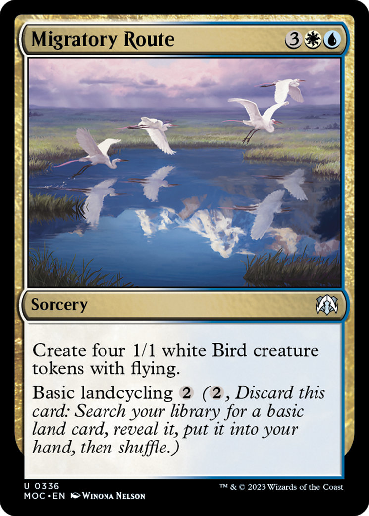 Migratory Route [March of the Machine Commander] | Boutique FDB TCG