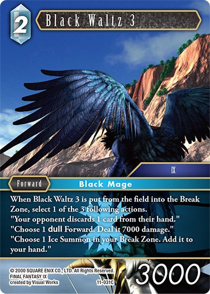 Black Waltz 3 [Opus XI] | Boutique FDB TCG