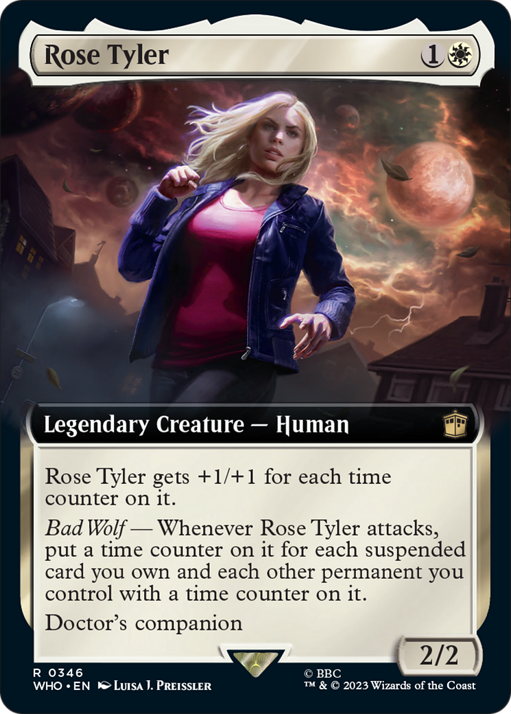 Rose Tyler (Extended Art) [Doctor Who] | Boutique FDB TCG