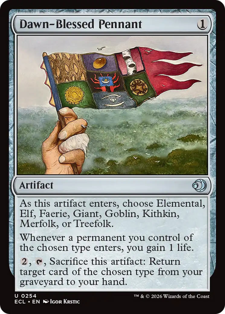 Dawn-Blessed Pennant [Lorwyn Eclipsed] | Boutique FDB TCG