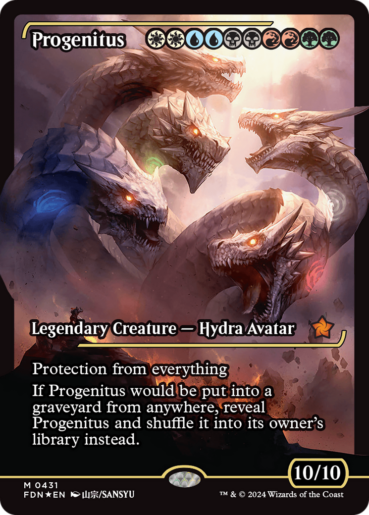 Progenitus (Showcase) [Foundations] | Boutique FDB TCG