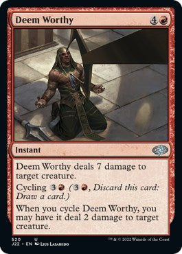 Deem Worthy [Jumpstart 2022] | Boutique FDB TCG