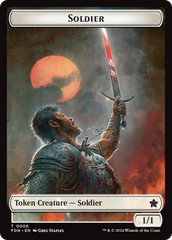 Rabbit // Soldier Double-Sided Token [Foundations Tokens] | Boutique FDB TCG