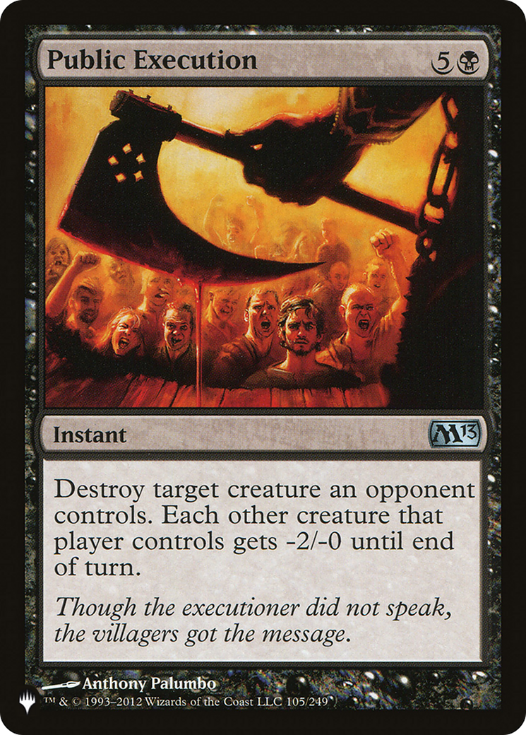 Public Execution [The List Reprints] | Boutique FDB TCG