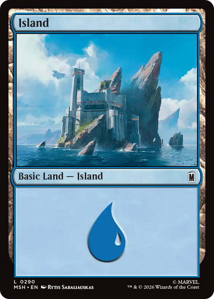 Island (0290) [Marvel Super Heroes] | Boutique FDB TCG