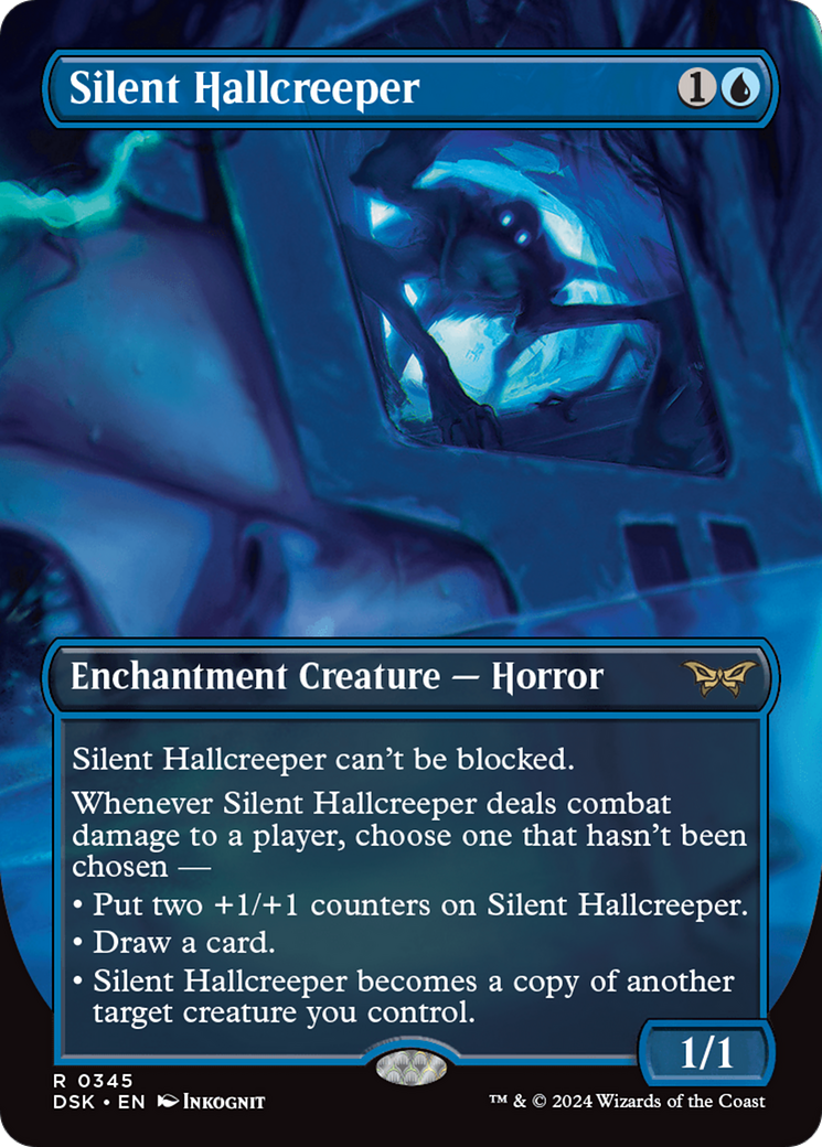 Silent Hallcreeper (Borderless) [Duskmourn: House of Horror] | Boutique FDB TCG