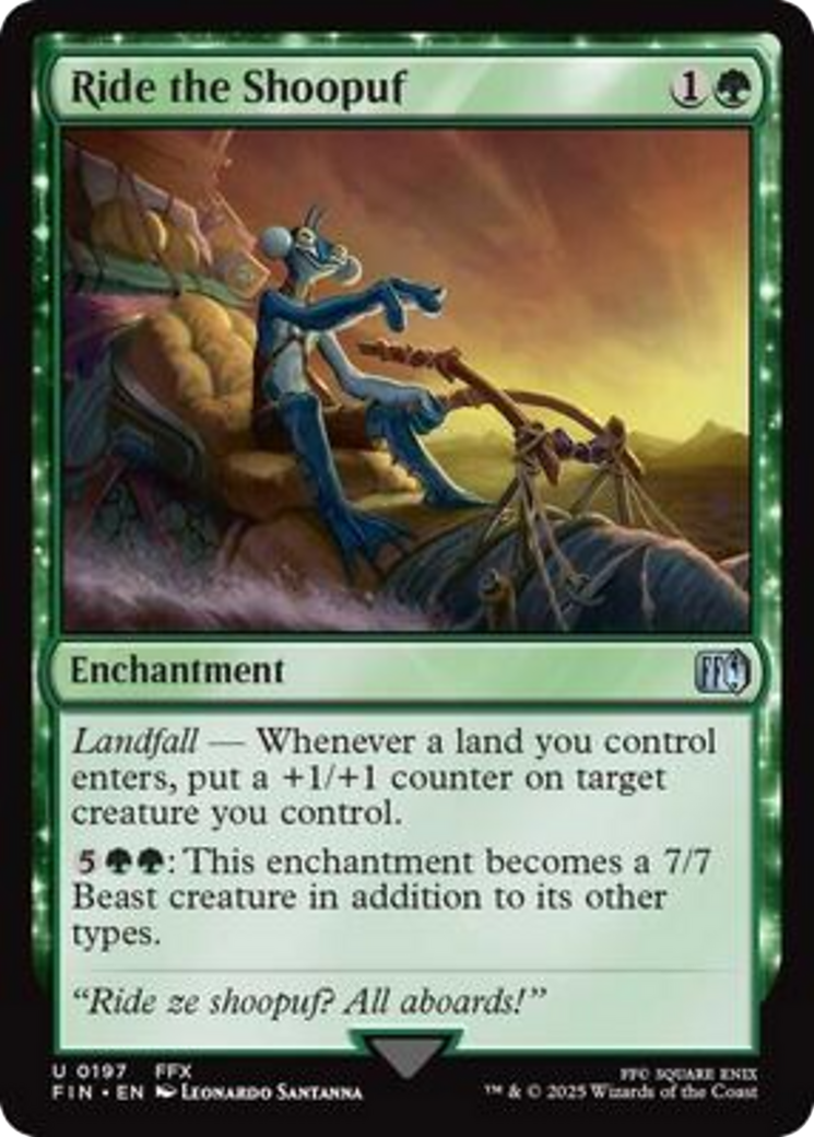 Ride the Shoopuf [FINAL FANTASY] | Boutique FDB TCG