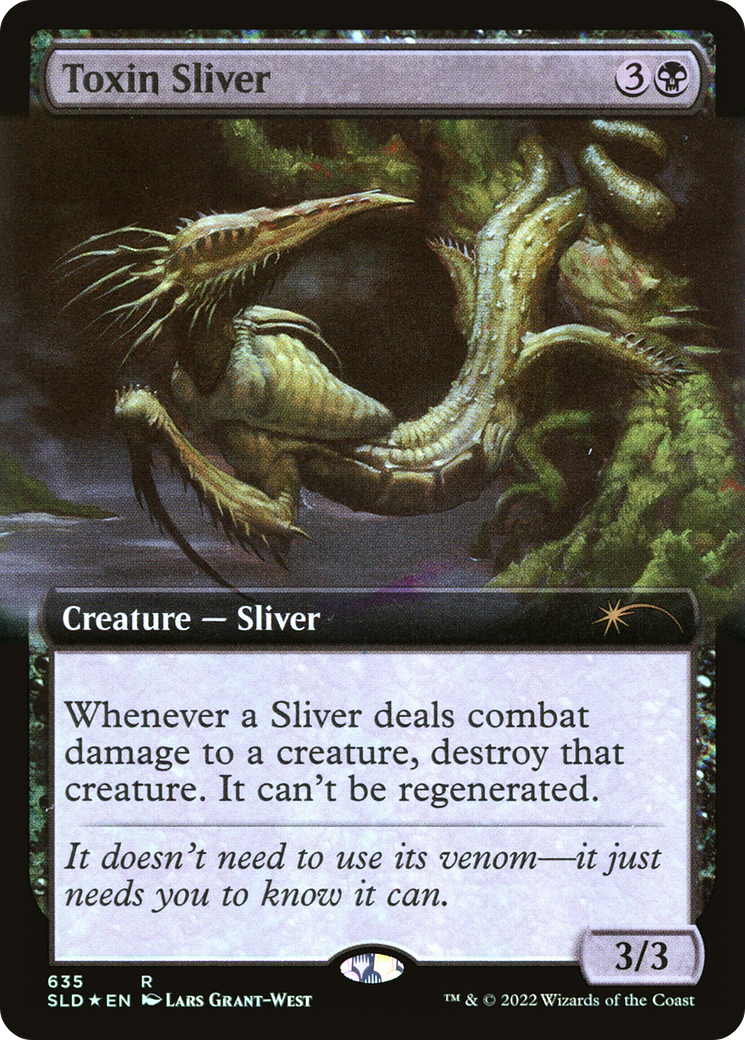 Toxin Sliver (Extended Art) [Secret Lair Drop Promos] | Boutique FDB TCG