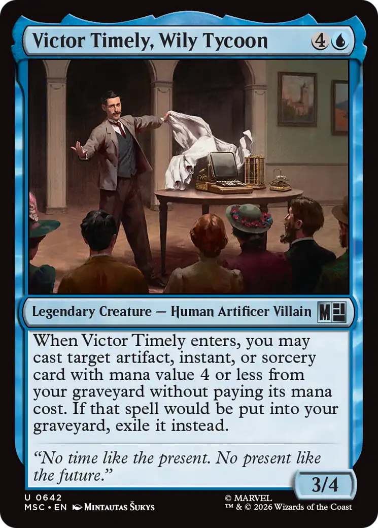 Victor Timely, Wily Tycoon [Marvel Super Heroes Commander] | Boutique FDB TCG