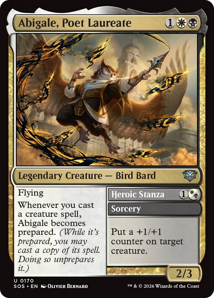 Abigale, Poet Laureate [Secrets of Strixhaven] | Boutique FDB TCG