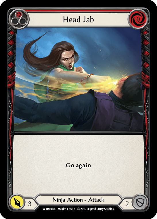 Head Jab (Red) [WTR098-C] (Welcome to Rathe)  Alpha Print Normal | Boutique FDB TCG