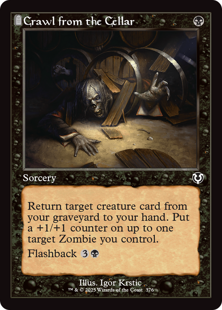 Crawl from the Cellar (Retro Frame) [Innistrad Remastered] | Boutique FDB TCG