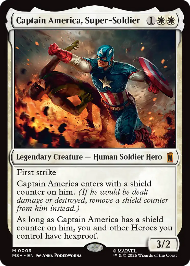 Captain America, Super-Soldier [Marvel Super Heroes] | Boutique FDB TCG