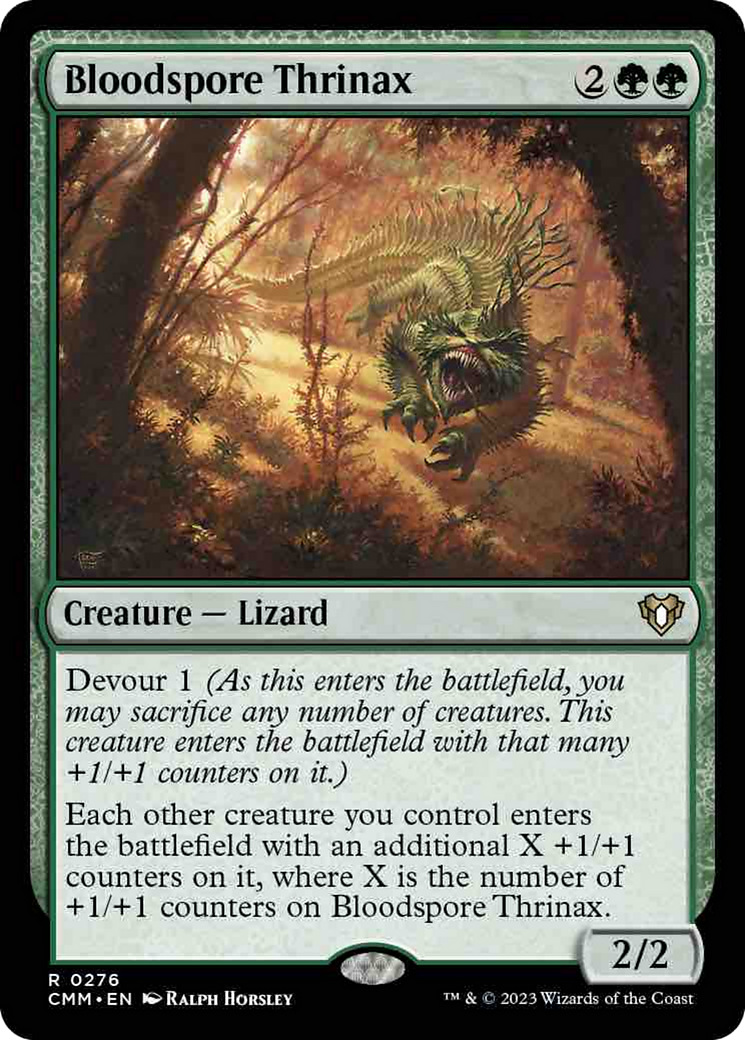 Bloodspore Thrinax [Commander Masters] | Boutique FDB TCG