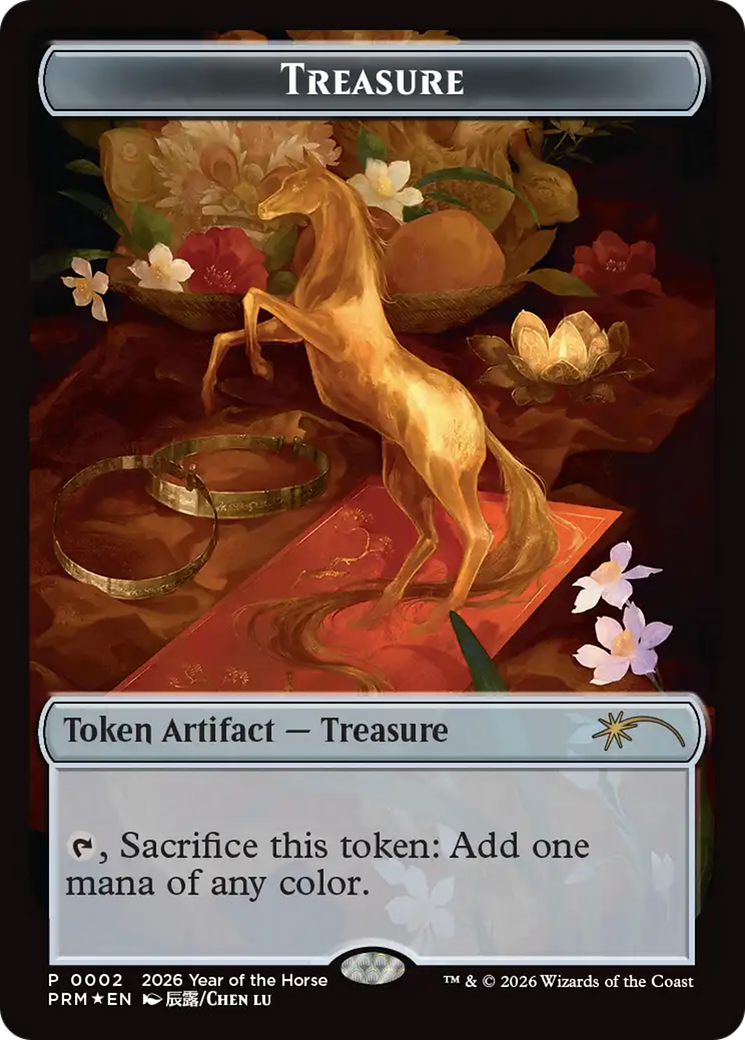 Treasure Token (Year of the Horse 2026) [Standard Showdown Promos Tokens] | Boutique FDB TCG