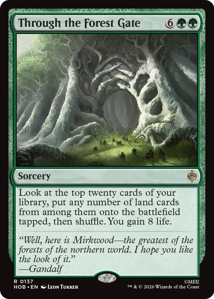 Through the Forest Gate [The Hobbit] | Boutique FDB TCG