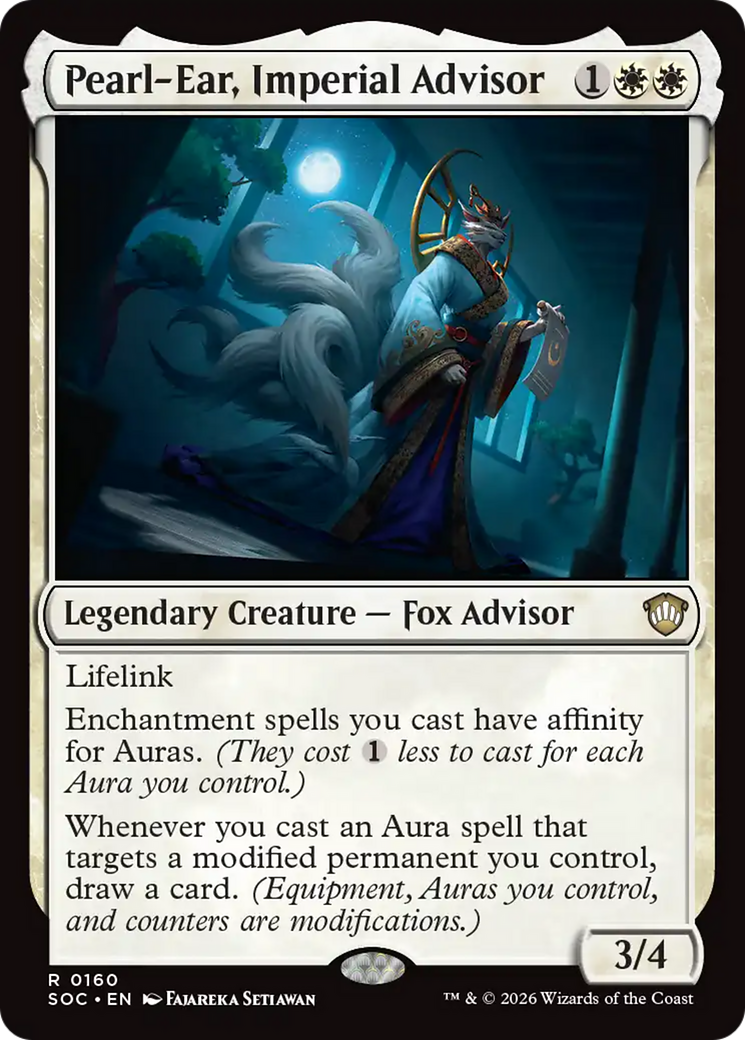 Pearl-Ear, Imperial Advisor [Secrets of Strixhaven Commander] | Boutique FDB TCG
