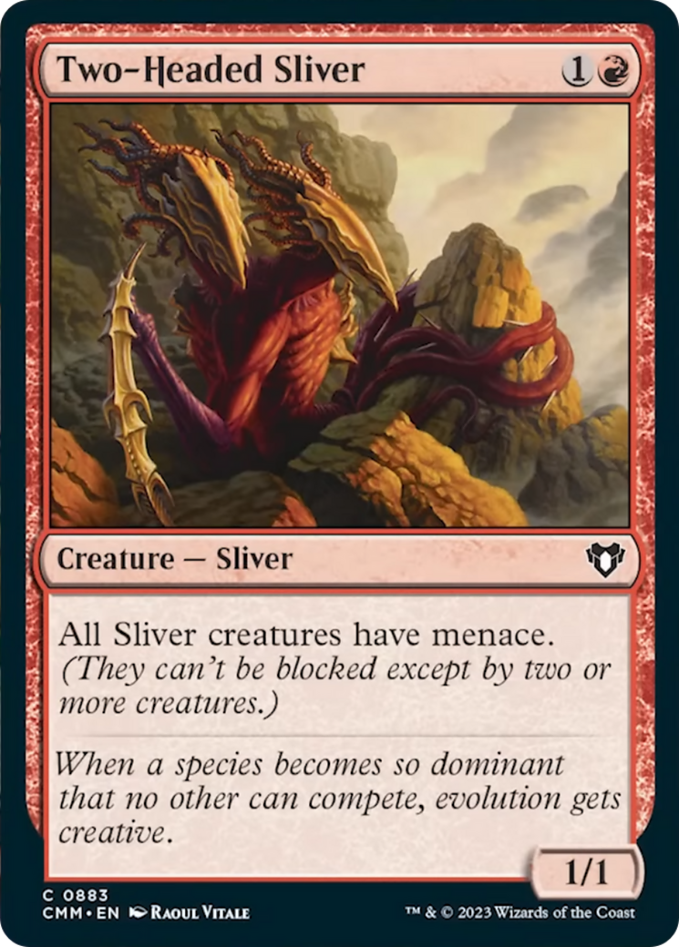 Two-Headed Sliver [Commander Masters] | Boutique FDB TCG