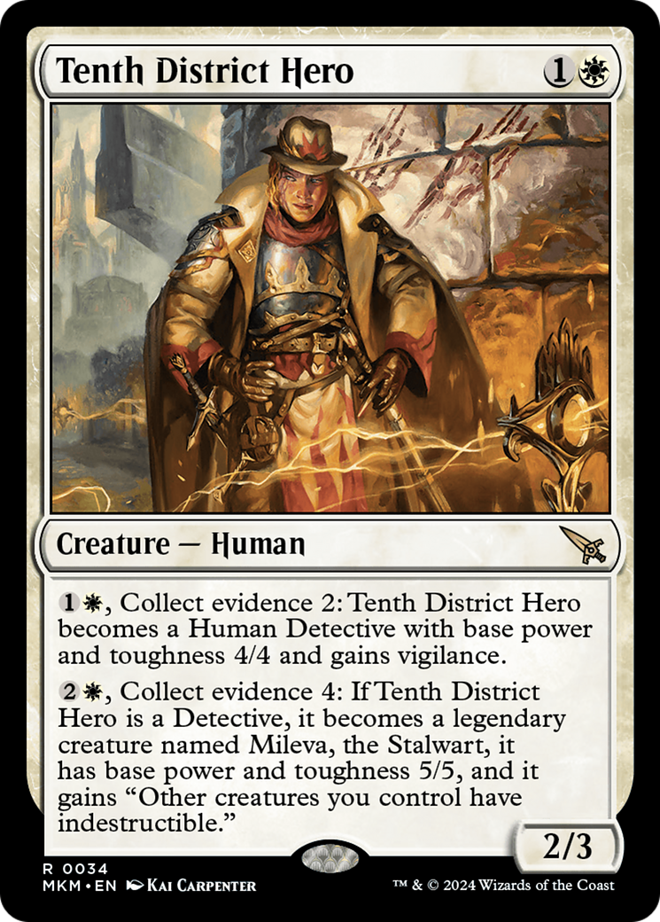 Tenth District Hero [Murders at Karlov Manor] | Boutique FDB TCG