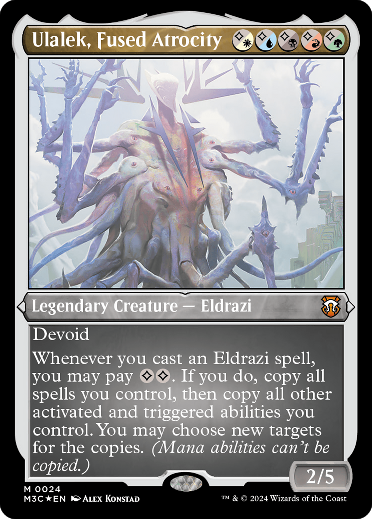 Ulalek, Fused Atrocity (Foil Etched) [Modern Horizons 3 Commander] | Boutique FDB TCG