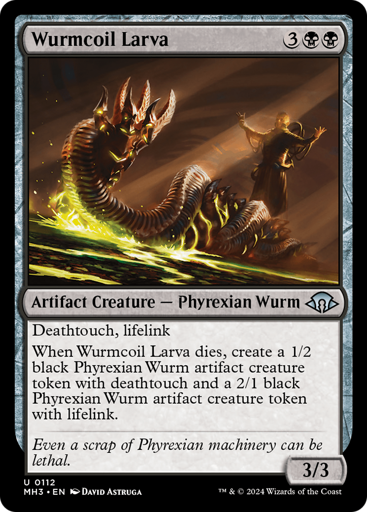 Wurmcoil Larva [Modern Horizons 3] | Boutique FDB TCG