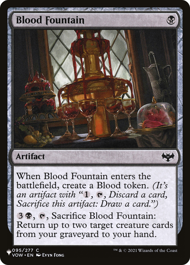 Blood Fountain [The List Reprints] | Boutique FDB TCG