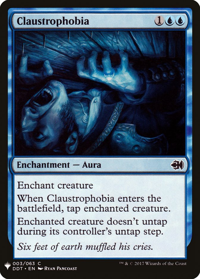Claustrophobia [Mystery Booster] | Boutique FDB TCG