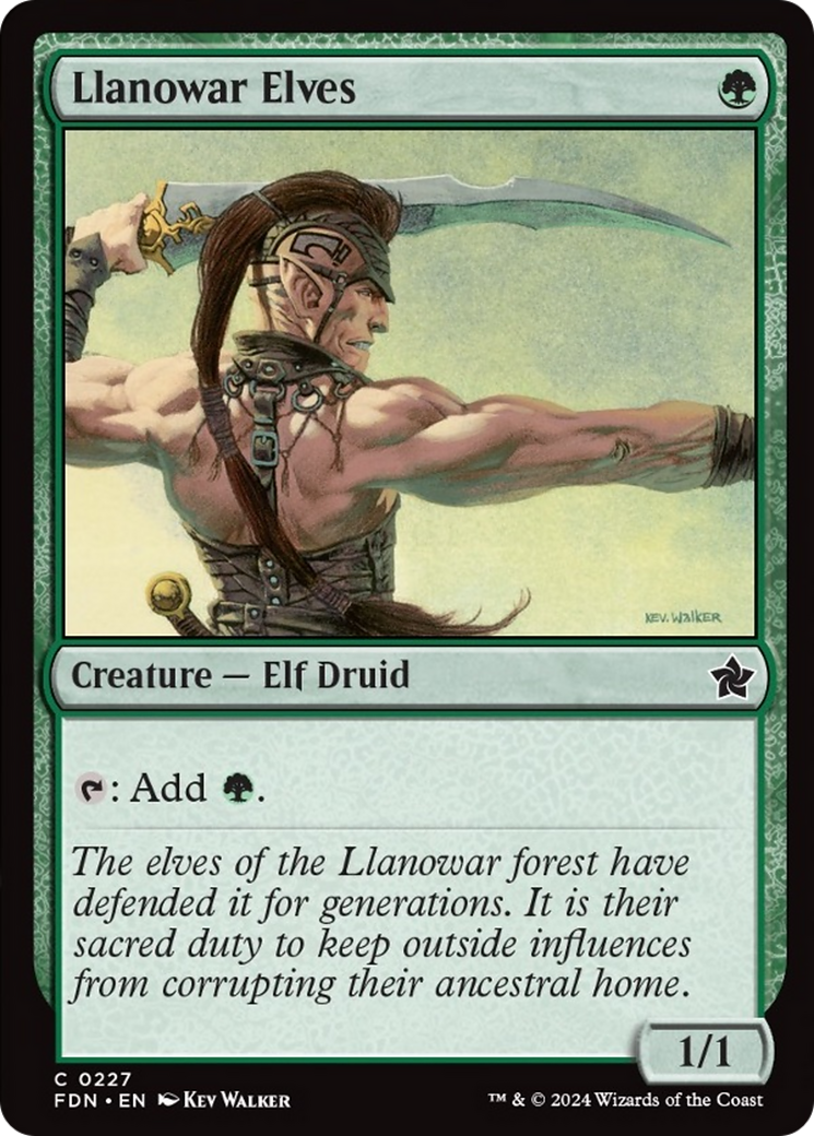 Llanowar Elves [Foundations] | Boutique FDB TCG