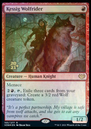 Kessig Wolfrider [Innistrad: Crimson Vow Prerelease Promos] | Boutique FDB TCG
