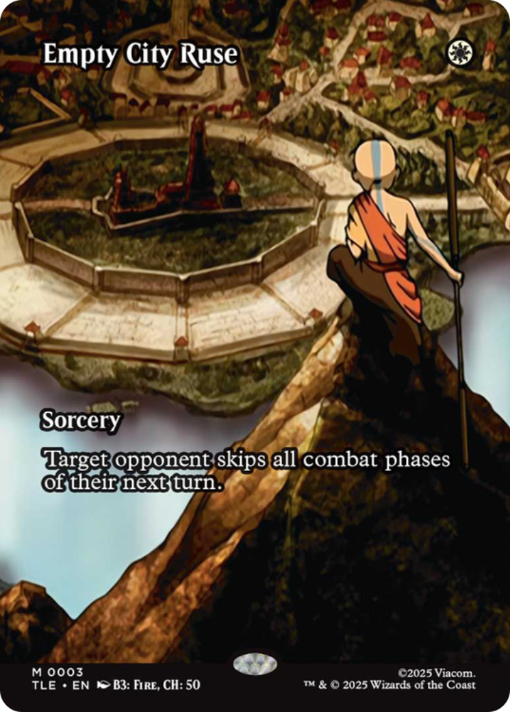 Empty City Ruse (Borderless) [Avatar: The Last Airbender: Eternal-Legal] | Boutique FDB TCG