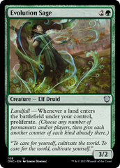 Evolution Sage [Phyrexia: All Will Be One Commander] | Boutique FDB TCG