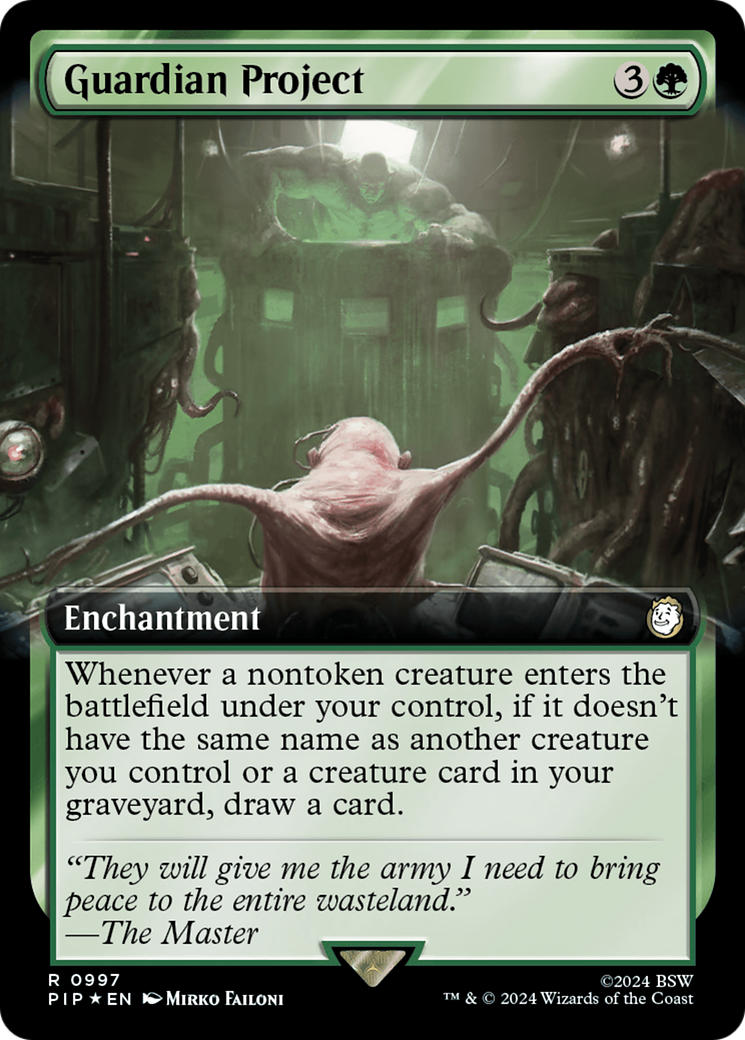 Guardian Project (Extended Art) (Surge Foil) [Fallout] | Boutique FDB TCG
