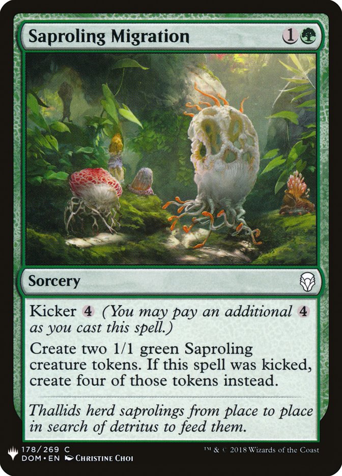 Saproling Migration [Mystery Booster] | Boutique FDB TCG