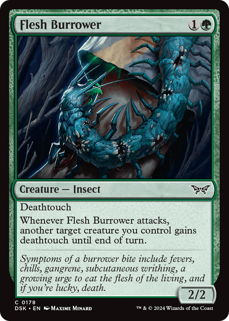 Flesh Burrower [Duskmourn: House of Horror] | Boutique FDB TCG