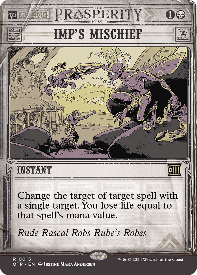 Imp's Mischief [Outlaws of Thunder Junction: Breaking News] | Boutique FDB TCG