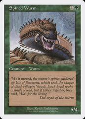 Spined Wurm [Media Promos] | Boutique FDB TCG