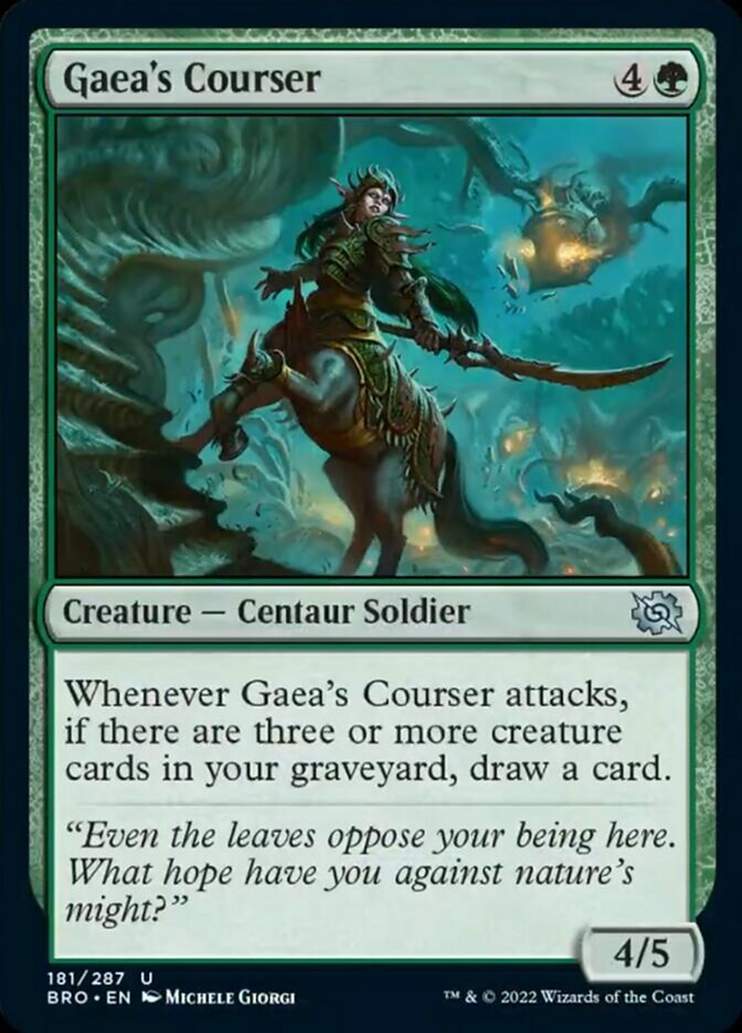 Gaea's Courser [The Brothers' War] | Boutique FDB TCG