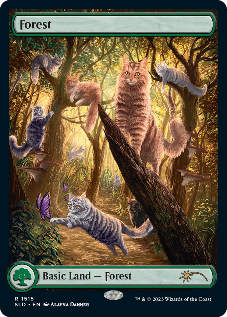 Forest (1515) [Secret Lair Commander Deck: Raining Cats and Dogs] | Boutique FDB TCG