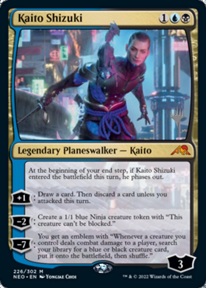 Kaito Shizuki (Promo Pack) [Kamigawa: Neon Dynasty Promos] | Boutique FDB TCG