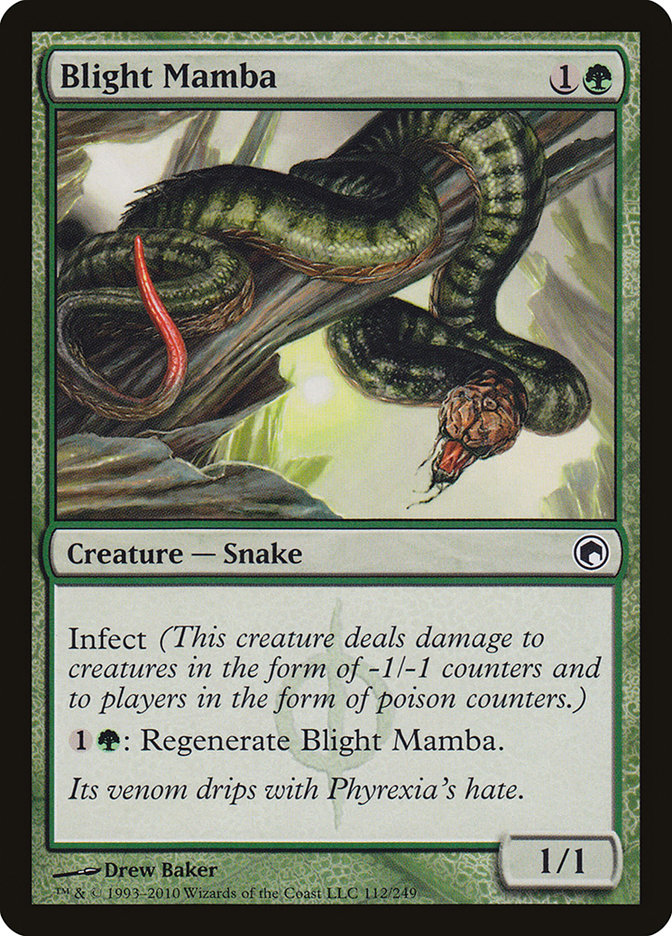 Blight Mamba [Scars of Mirrodin] | Boutique FDB TCG