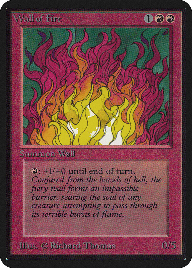 Wall of Fire [Alpha Edition] | Boutique FDB TCG