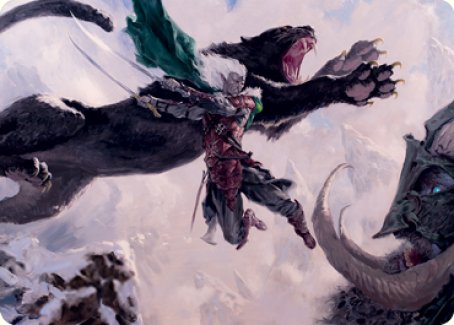 Drizzt Do'Urden Art Card [Dungeons & Dragons: Adventures in the Forgotten Realms Art Series] | Boutique FDB TCG