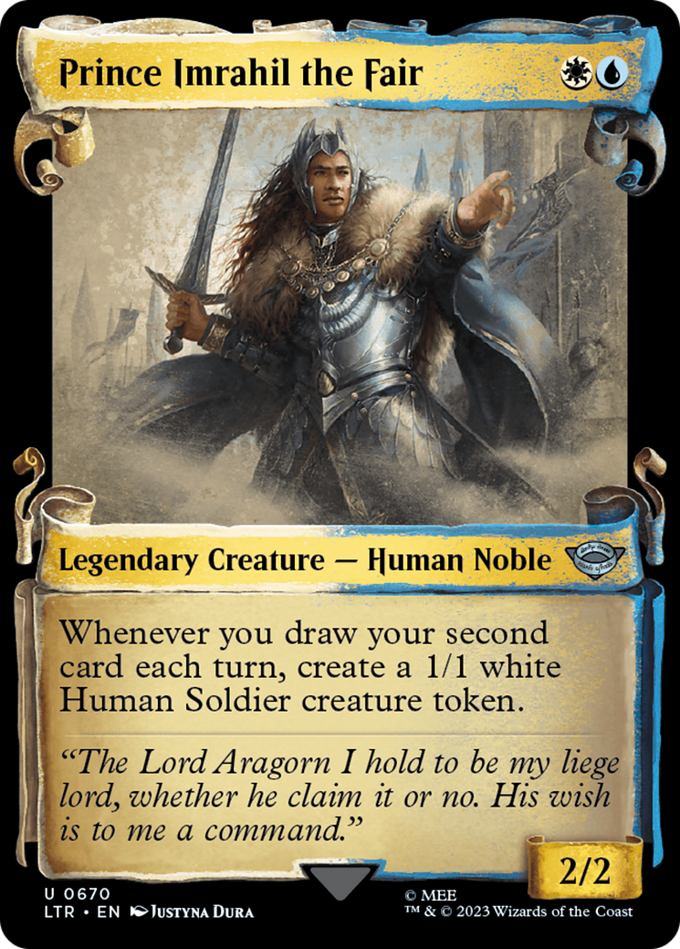 Prince Imrahil the Fair [The Lord of the Rings: Tales of Middle-Earth Showcase Scrolls] | Boutique FDB TCG