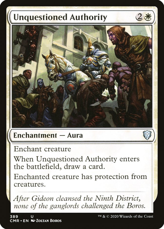Unquestioned Authority [Commander Legends] | Boutique FDB TCG