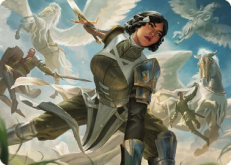 Resolute Reinforcements Art [Dominaria United Art Series] | Boutique FDB TCG