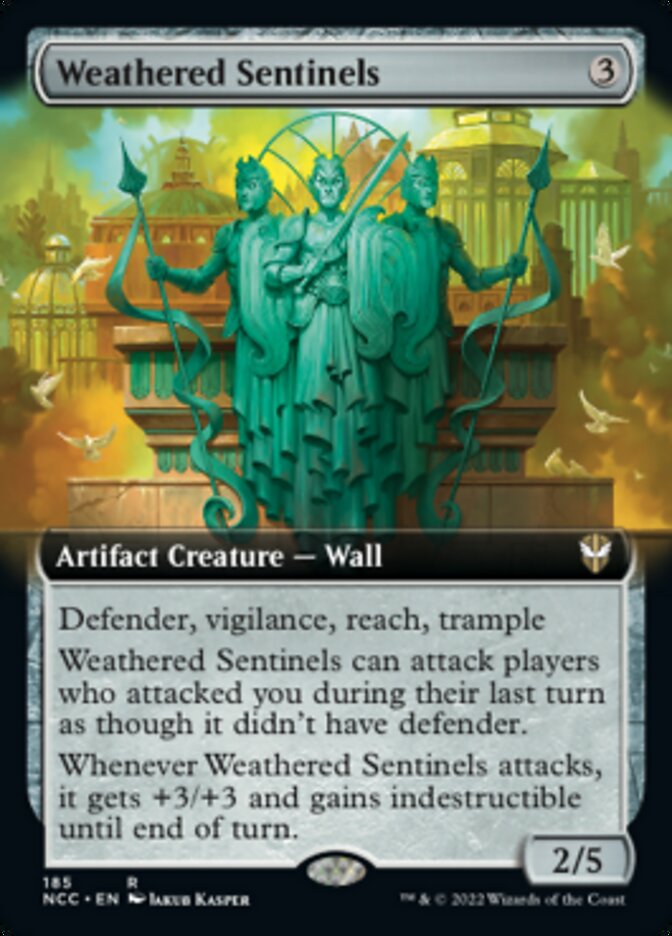 Weathered Sentinels (Extended Art) [Streets of New Capenna Commander] | Boutique FDB TCG