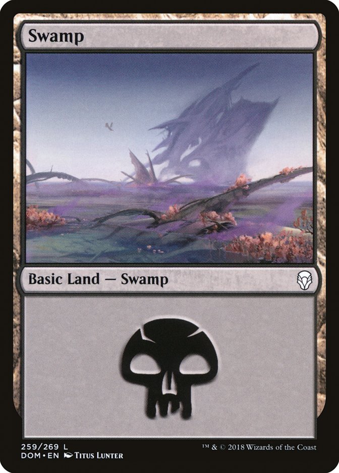 Swamp (259) [Dominaria] | Boutique FDB TCG