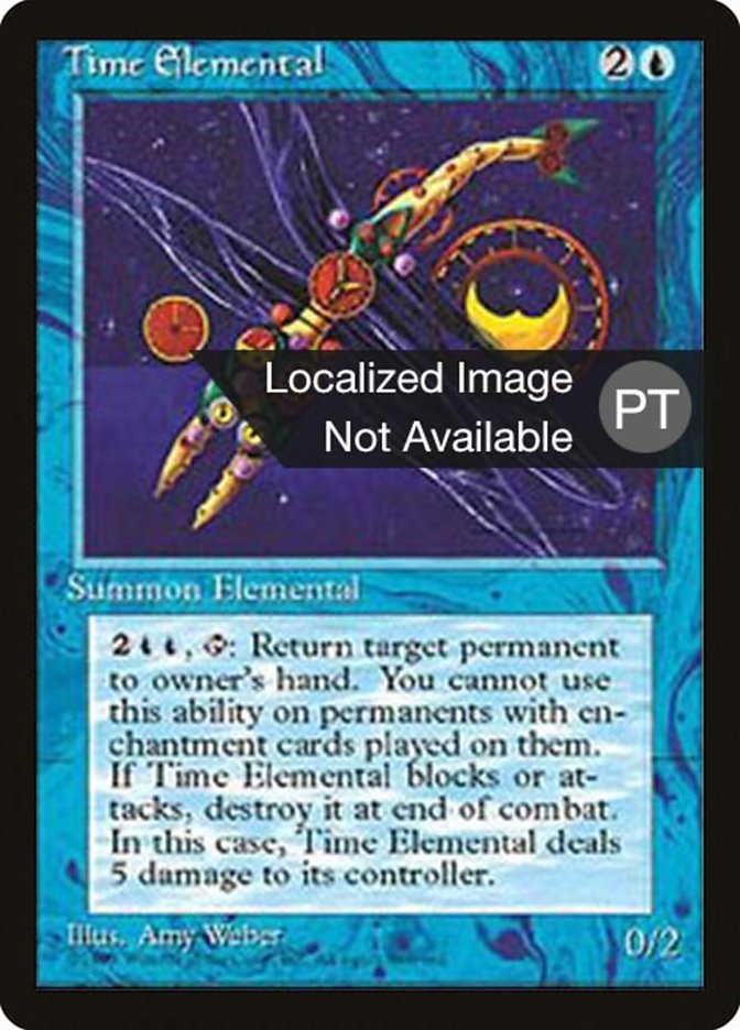 Time Elemental [Fourth Edition (Foreign Black Border)] | Boutique FDB TCG